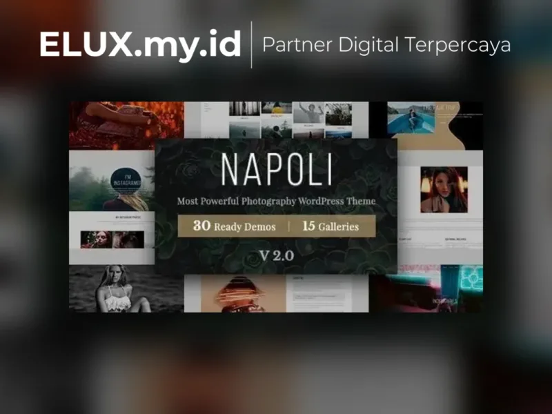 Jual Napoli Photography Wordpress Theme