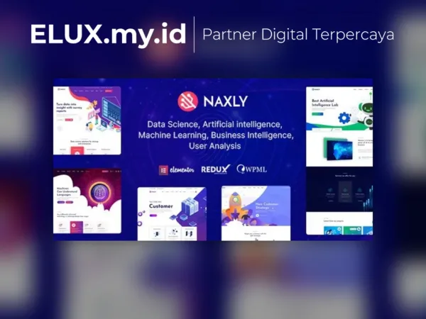 Lisensi Resmi Naxly Data Science Analytics Wordpress Theme