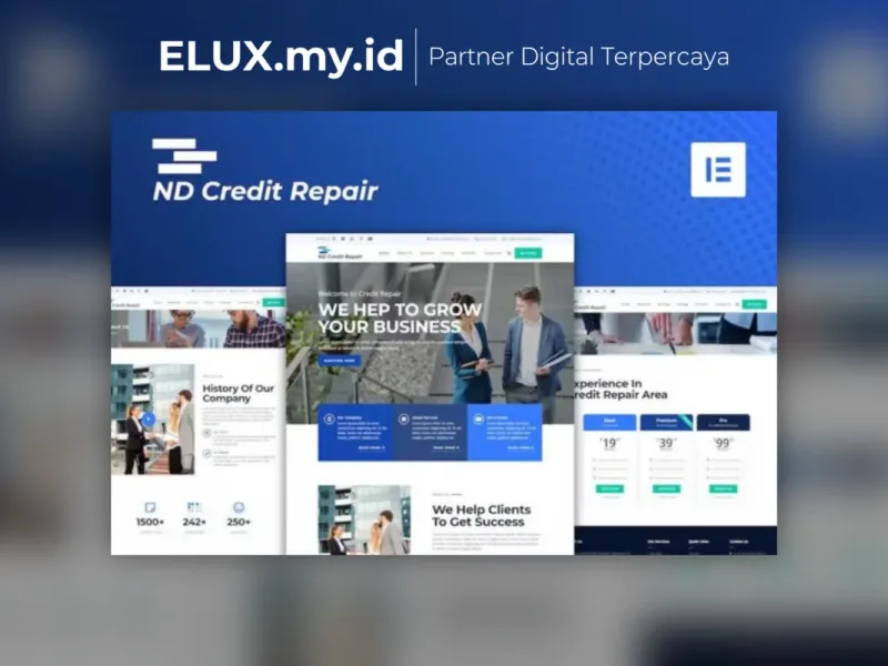Nd Credit Repair Finance Company Elementor Foto Asli Nd Credit Repair Finance Company Elementor Template Kit Lifetime