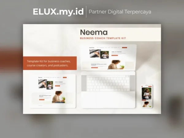 Detail Produk Neema Business Coach Elementor Template Kit Lifetime Unlimited
