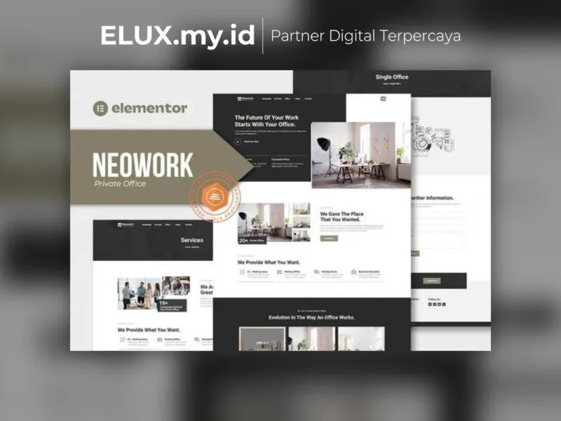 Neowork Private Office Elementor Template Kit Detail Produk Neowork Private Office Elementor Template Kit Lifetime Unlimited
