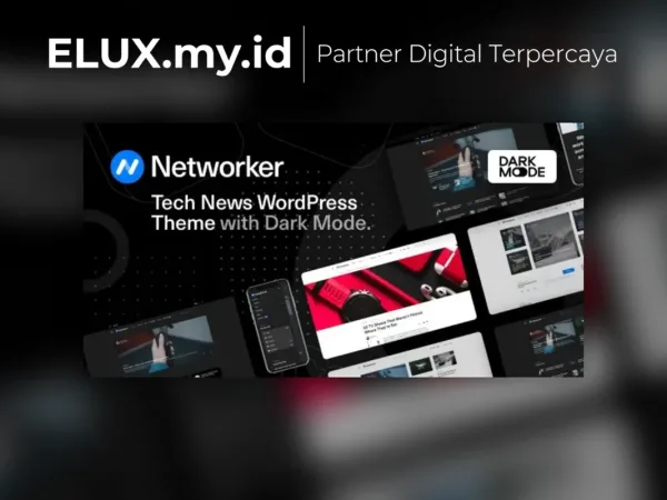 Foto Asli Networker Tech News Wordpress Theme With Dark Mode