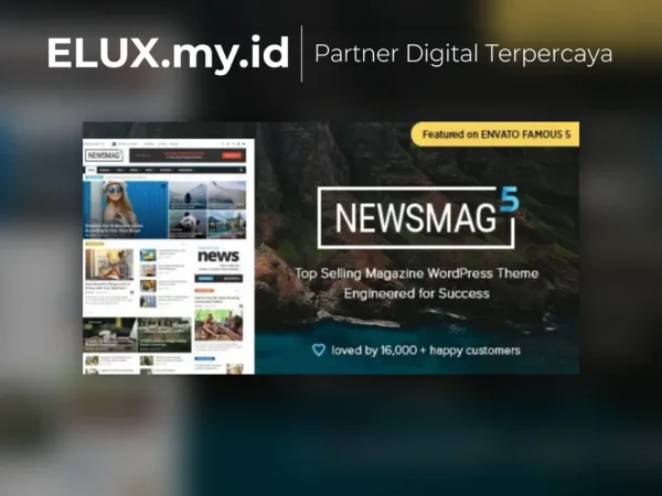 Jual Newsmag News Magazine Newspaper Wordpress Theme