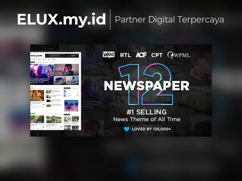 Detail Produk Newspaper Wordpress News Magazine Theme