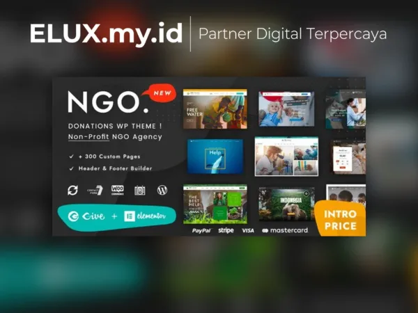Detail Produk Ngo Charity Donation Wordpress Theme