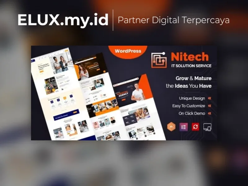 Foto Asli Nitech Agency Technology Services Wordpress Theme