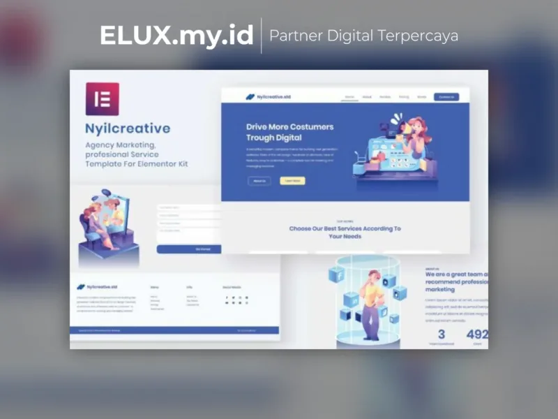 Nyil Business Agency Elementor Template Kit Tampilan Nyil Business Agency Elementor Template Kit Lifetime Unlimited Domain