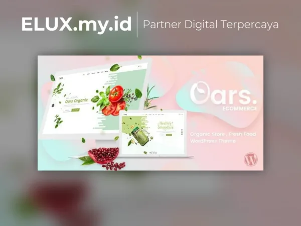Tampilan Oars Organic Store Wordpress Theme
