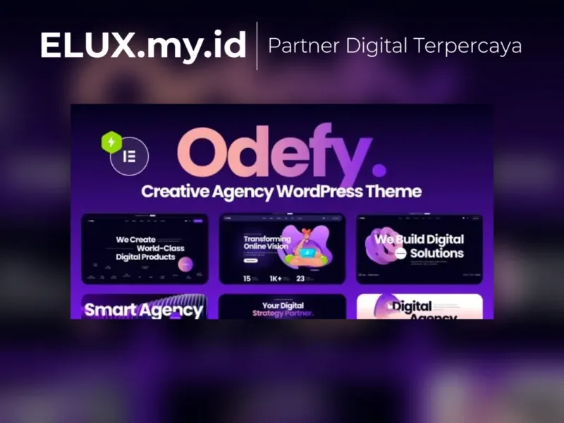 Odefy Creative Multipurpose Wordpress Theme Foto Asli Odefy Creative Multipurpose Wordpress Theme