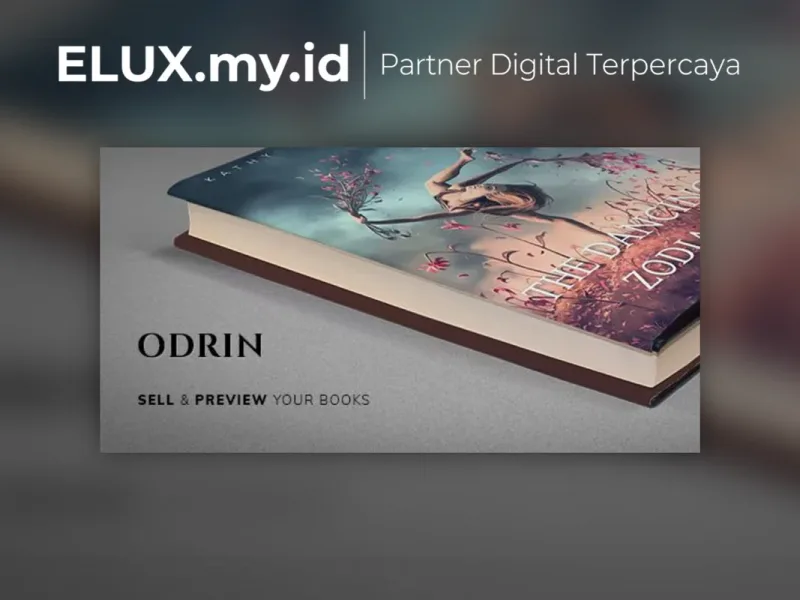 Odrin Book Selling Wordpress Theme For Writers Detail Produk Odrin Book Selling Wordpress Theme For Writers
