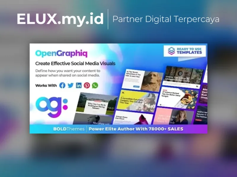 Lisensi Resmi Opengraphiq Wordpress Social Image Generator Plugin