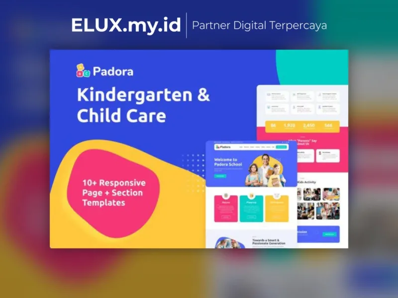 Padora Kindergarten Child Care Elementor Template Jual Padora Kindergarten Child Care Elementor Template Kit Lifetime Unlimited