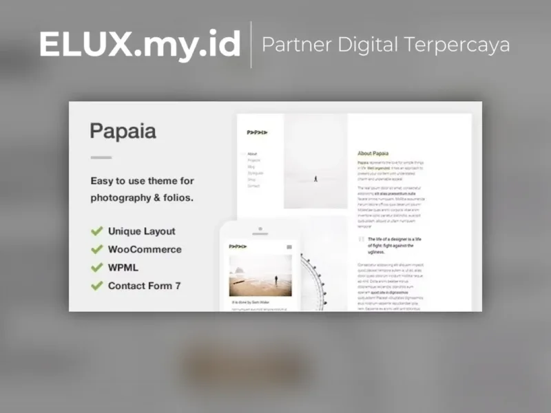 Papaia Photography Portfolio Wordpress Theme Tampilan Papaia Photography Portfolio Wordpress Theme
