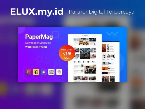 Lisensi Resmi Papermag News Magazine Wordpress Theme