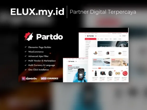 Lisensi Resmi Partdo Auto Parts And Tools Shop Woocommerce Wordpress Theme