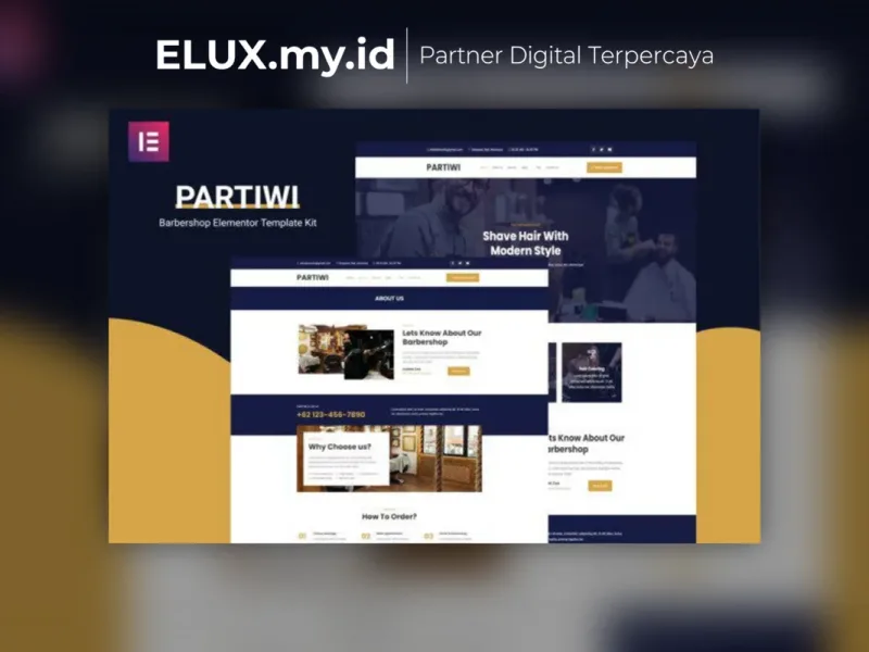 Partiwi Barbershop Elementor Template Kit Detail Produk Partiwi Barbershop Elementor Template Kit Lifetime Unlimited