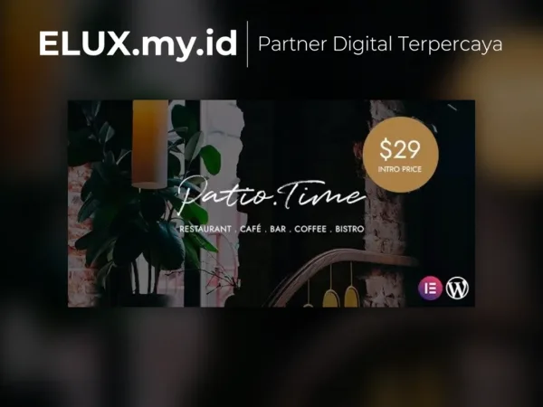 Jual Patiotime Restaurant Wordpress Theme