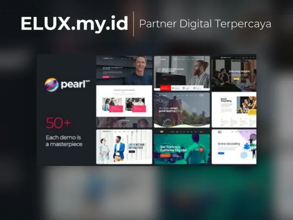 Foto Asli Pearl Corporate Business Wordpress Theme