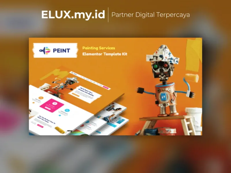 Peint Painting Services Elementor Template Kit Jual Peint Painting Services Elementor Template Kit Lifetime Unlimited Domain
