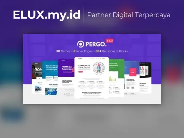 Jual Pergo Multipurpose Landing Page Wordpress Theme For App Product