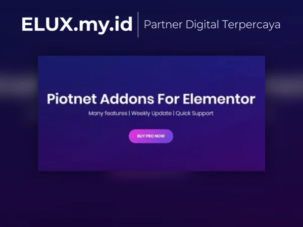 Jual Piotnet Addons For Elementor Pro Wordpress Plugin