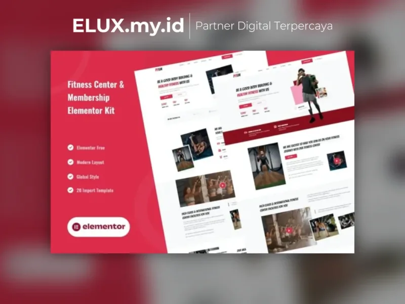 Pitem Fitness Center Membership Elementor Foto Asli Pitem Fitness Center Membership Elementor Template Kit Lifetime