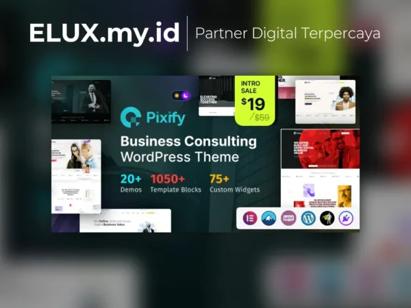 Detail Produk Pixify Business Consulting Wordpress Theme
