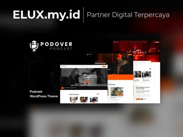 Foto Asli Podover Podcast Wordpress Theme