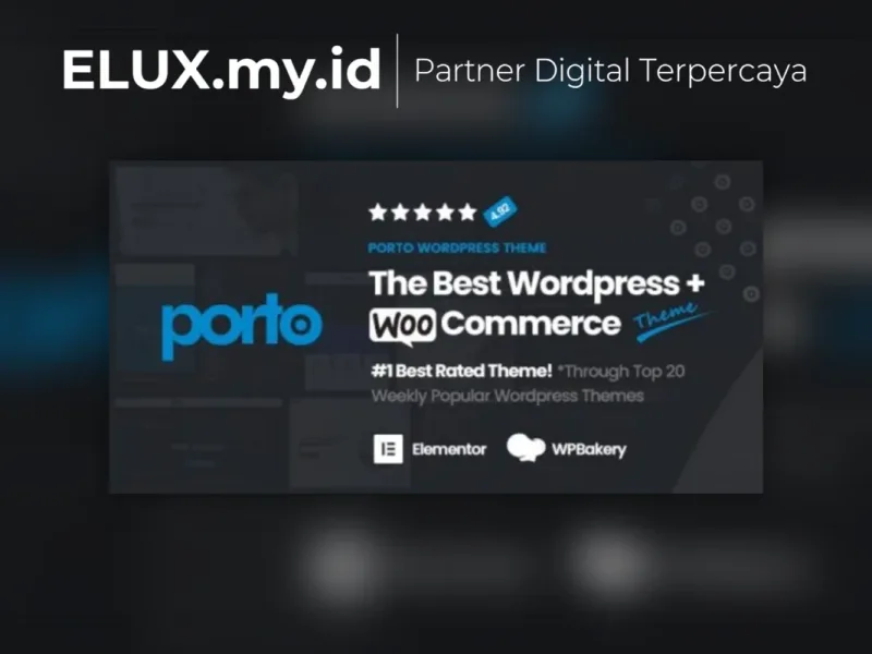 Lisensi Resmi Porto Multipurpose Woocommerce Theme Wordpress