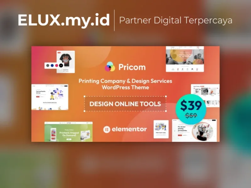 Pricom Printing Company Design Services Wordpress Jual Pricom Printing Company Design Services Wordpress Theme