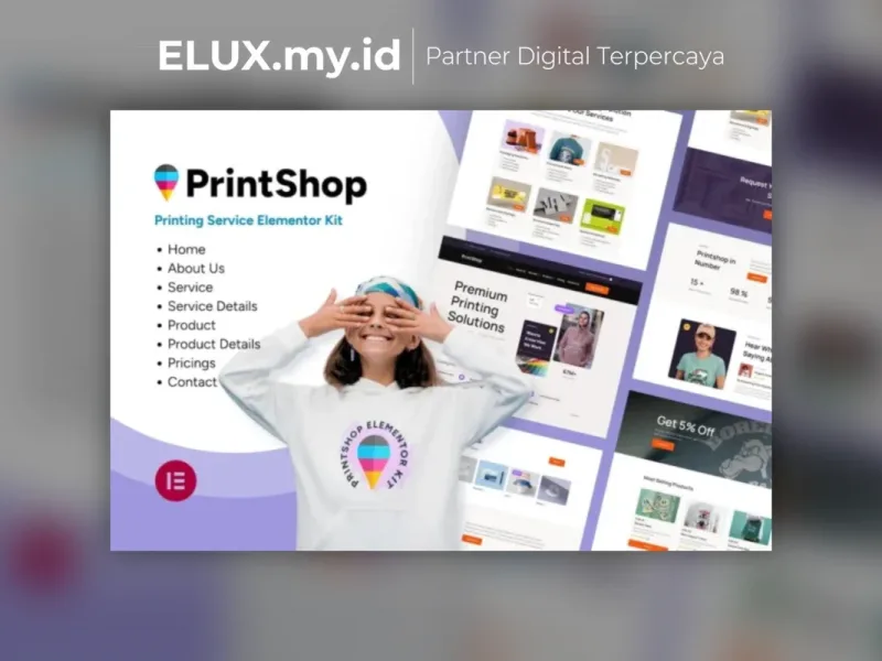 Printshop Printing Business Elementor Template Detail Produk Printshop Printing Business Elementor Template Kit Lifetime