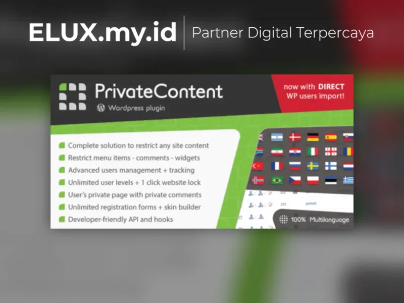 Tampilan Privatecontent Addons Multilevel Content Plugin Wordpress Plugin