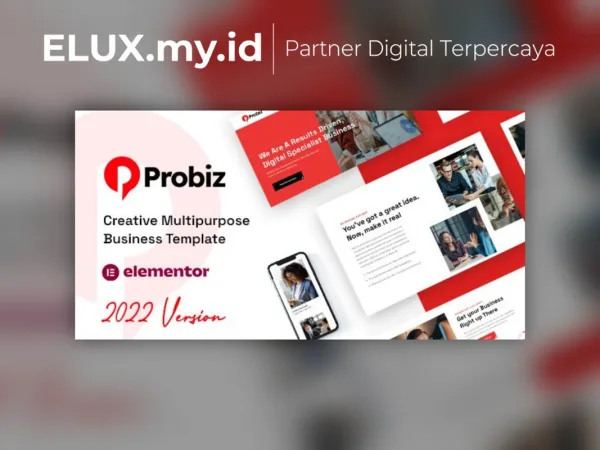 Jual Probiz An Easy To Use And Multipurpose Business And Corporate Wordpress