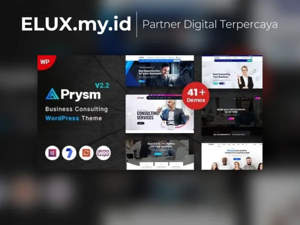 Foto Asli Prysm Consulting Wordpress Theme