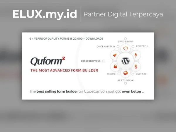 Tampilan Quform Wordpress Form Builder Plugin