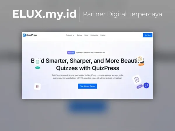 Detail Produk Quizpress Premium Build Smarter Sharper And More Beautiful