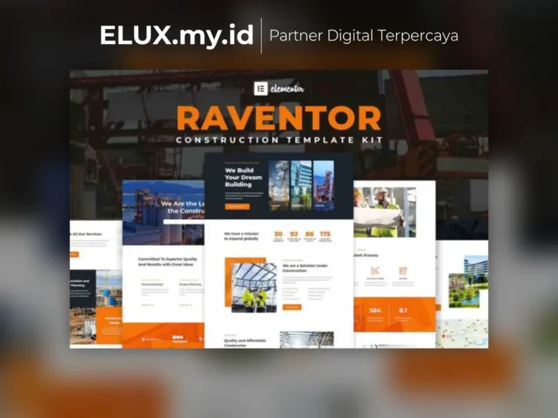 Raventor Construction Architecture Elementor Tampilan Raventor Construction Architecture Elementor Template Kit Lifetime