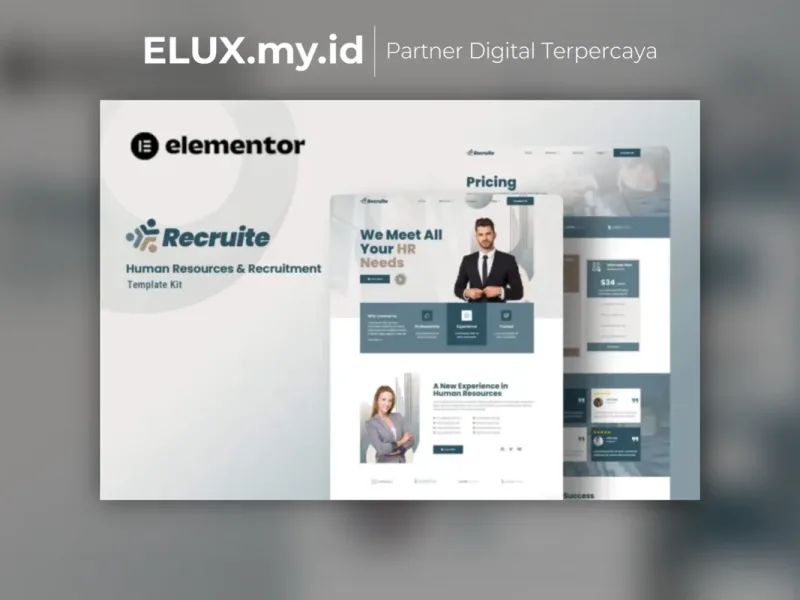 Recruite Human Resources Recruitment Elementor Tampilan Recruite Human Resources Recruitment Elementor Template Kit Lifetime
