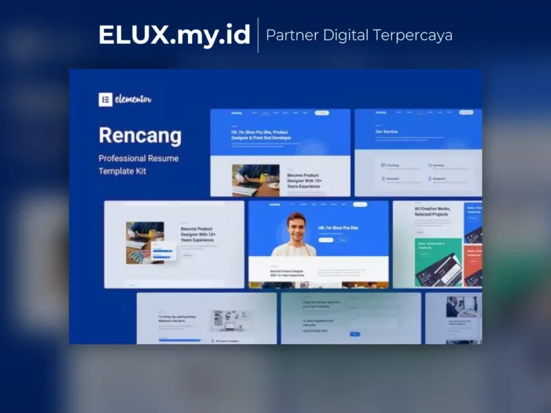 Rencang Cv Portfolio Elementor Template Kit Foto Asli Rencang Cv Portfolio Elementor Template Kit Lifetime Unlimited Domain