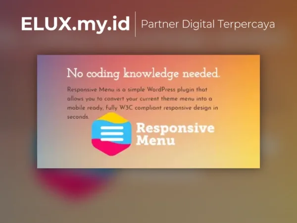 Jual Responsive Menu Pro Make Wordpress Menus Mobile Ready Plugin