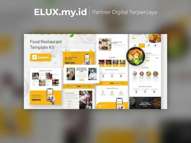 Restorja Restaurant Food Elementor Template Kit Detail Produk Restorja Restaurant Food Elementor Template Kit Lifetime