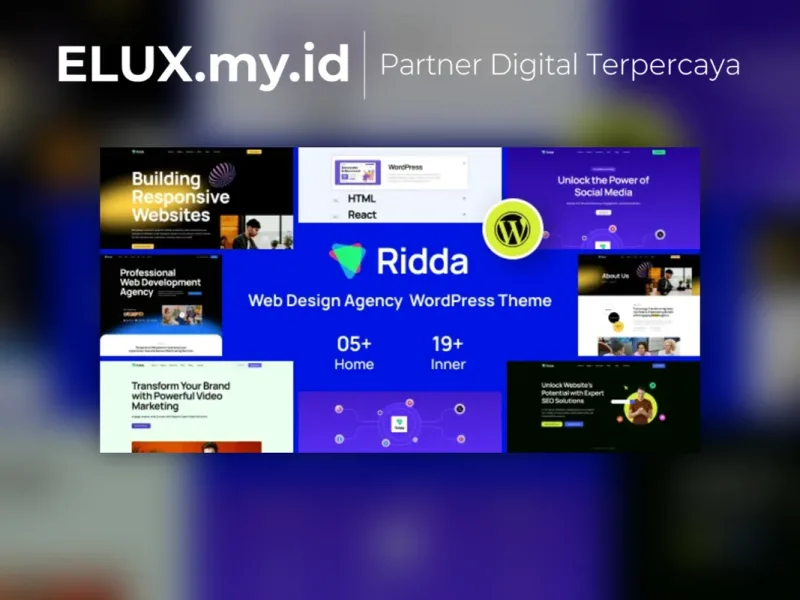 Ridda Web Design Agency Wordpress Theme Lisensi Resmi Ridda Web Design Agency Wordpress Theme
