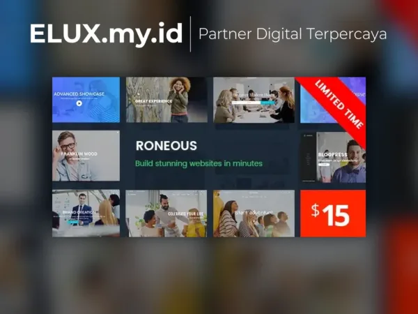 Lisensi Resmi Roneous Creative Multi Purpose Wordpress Theme