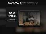 Original Rose Wind Personal Blog Elementor Template Kit Rose Wind Personal Blog Elementor Template Kit