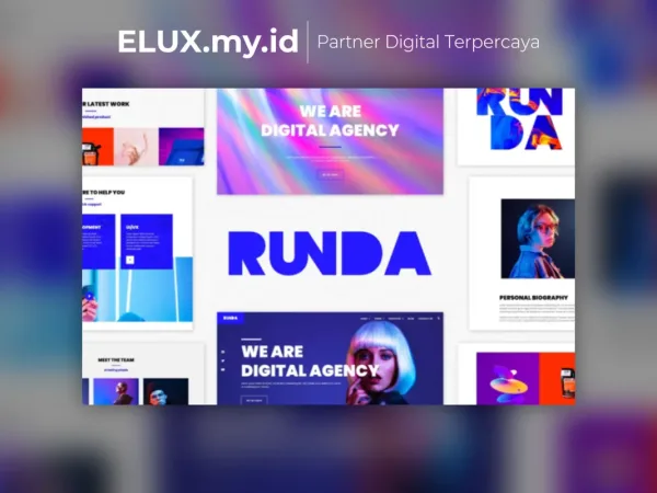 Detail Produk Runda Creative Agency Elementor Template Kit Lifetime Unlimited