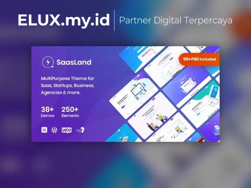 Saasland Multipurpose Wordpress Theme For Startup Detail Produk Saasland Multipurpose Wordpress Theme For Startup Business