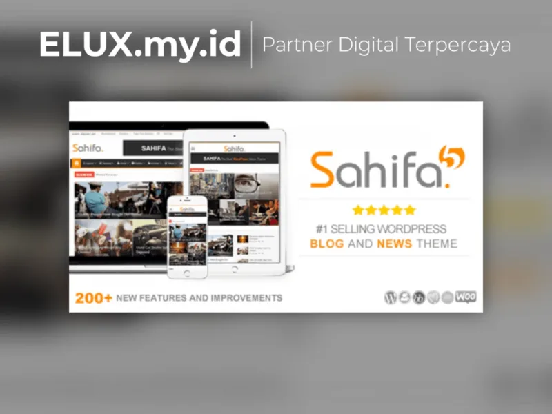 Detail Produk Sahifa Responsive Wordpress News Magazine Blog Theme