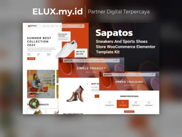Foto Asli Sapatos Sneakers Sports Shoes Store Woocommerce Elementor Template