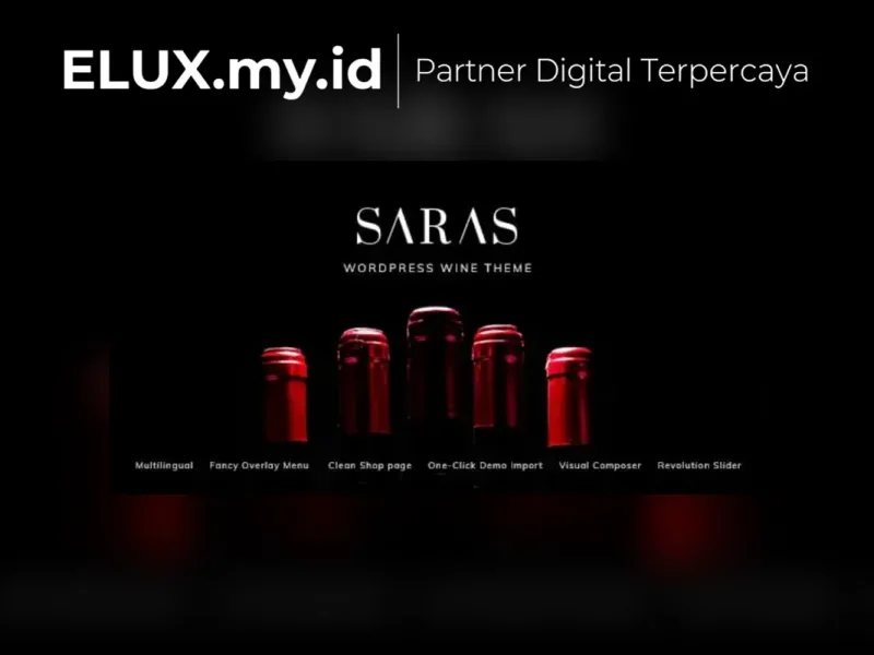 Saras Wine Wordpress Theme Tampilan Saras Wine Wordpress Theme