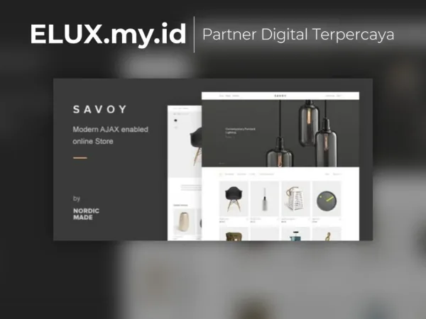 Tampilan Savoy Minimalist Ajax Woocommerce Wordpress Theme